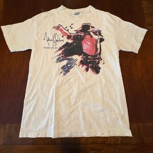 2009 Michael Jackson This Is It T-Shirt | Official Alstyle Tag | Size M